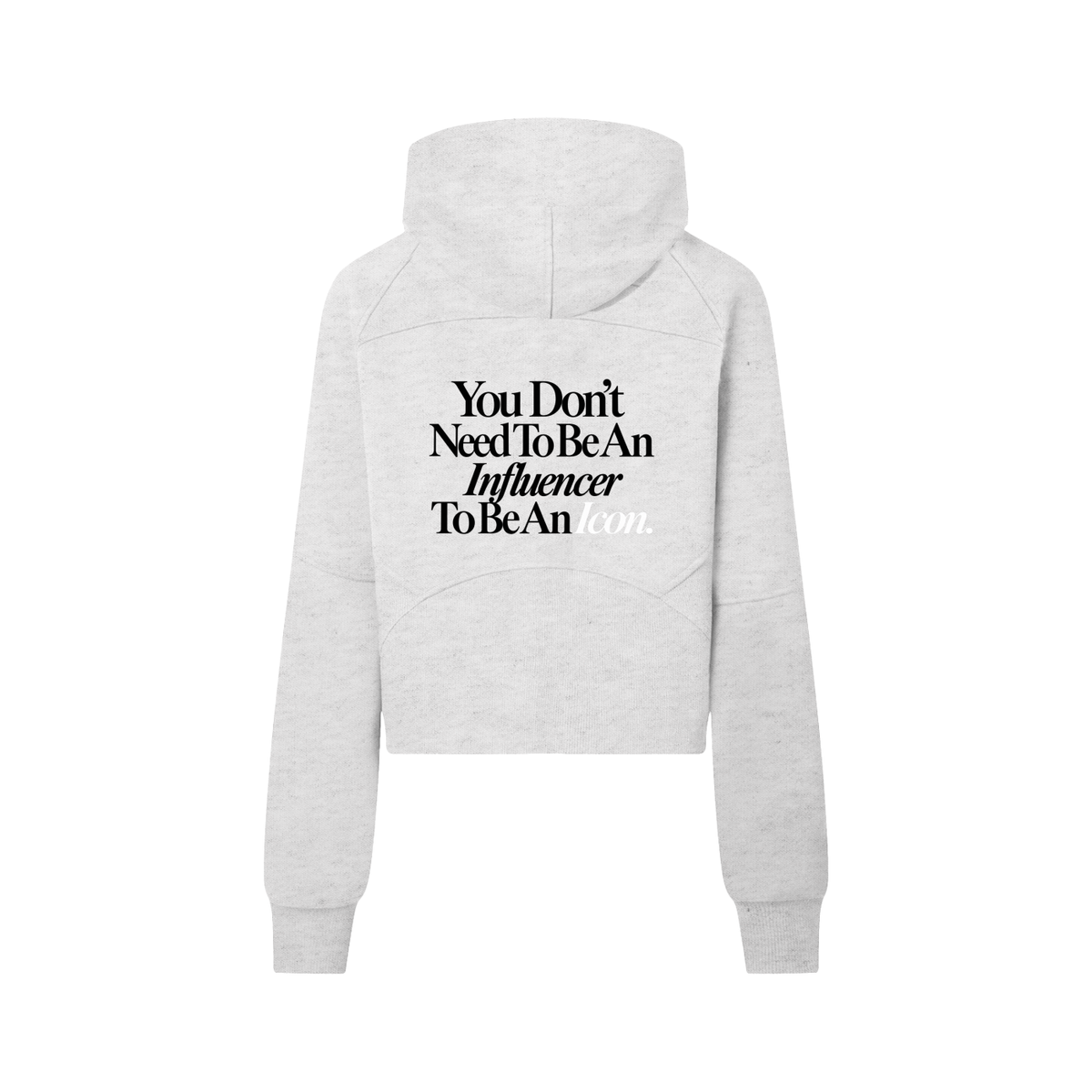 Cropped Half-Zip Hoodie