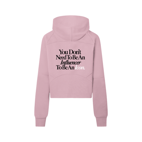 Cropped Half-Zip Hoodie