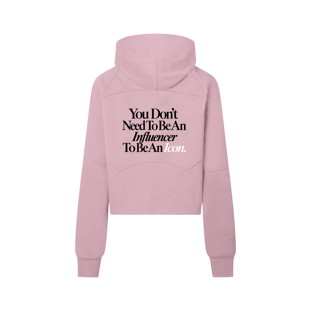 Cropped Half-Zip Hoodie