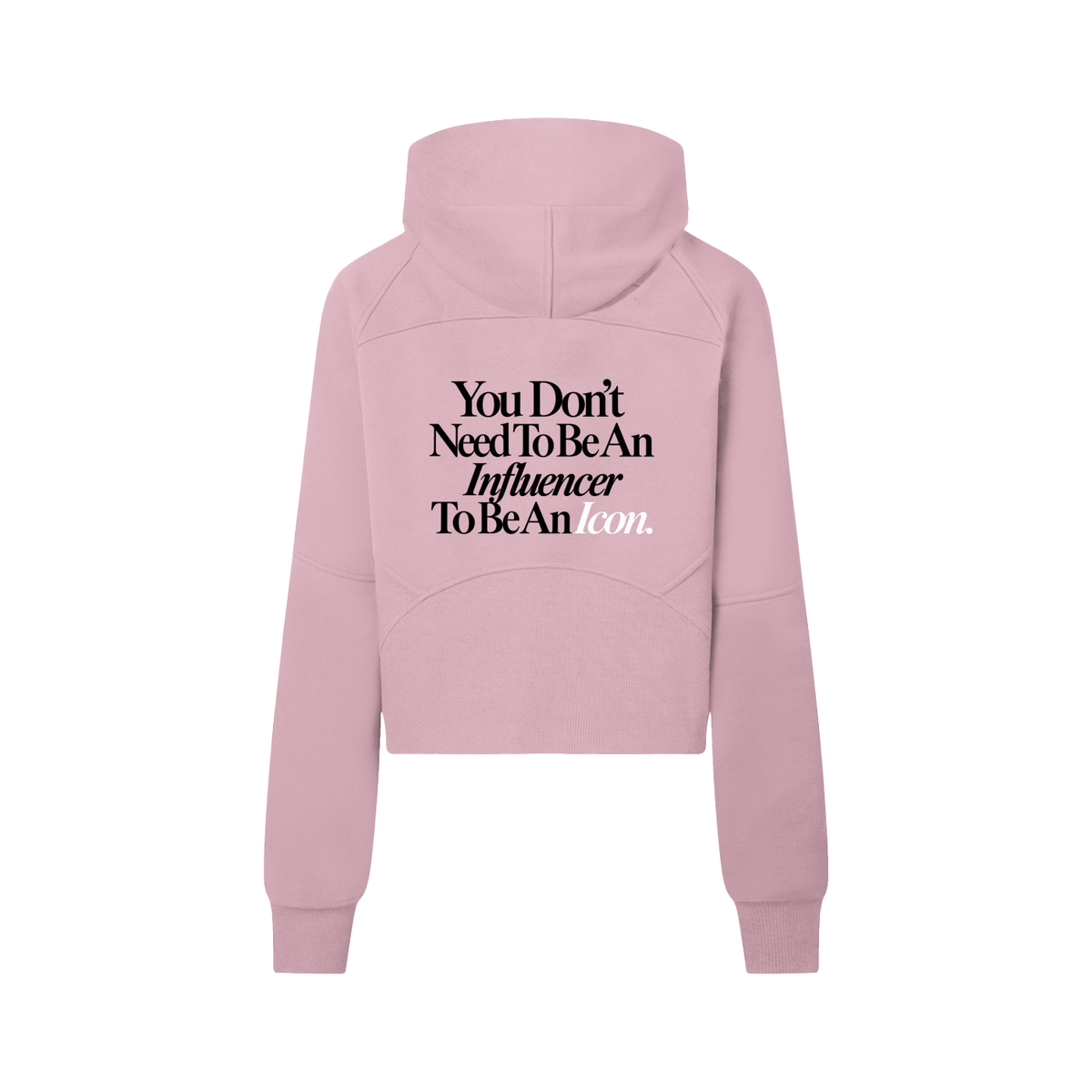 Cropped Half-Zip Hoodie