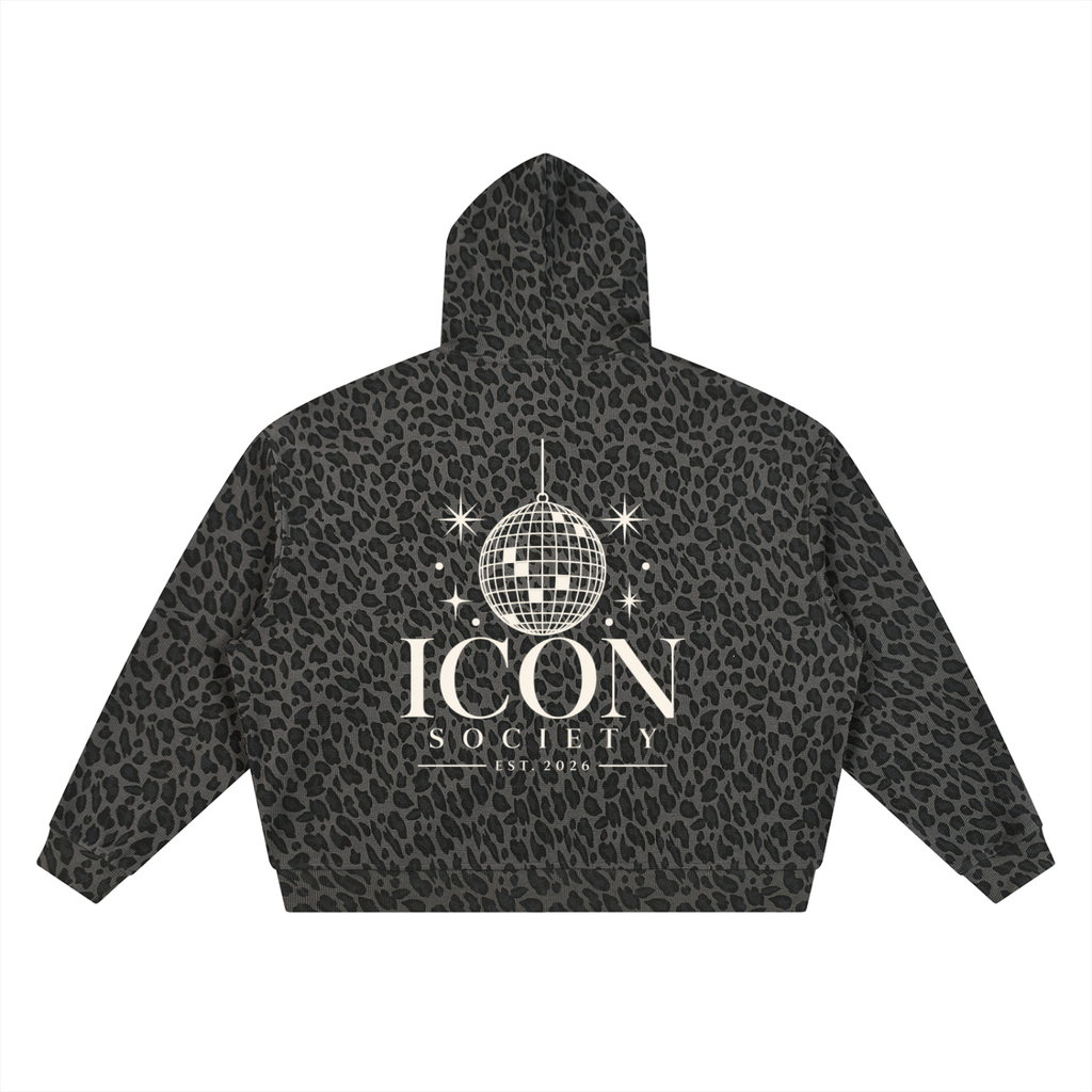 THE SOCIETY LEOPARD ZIP-UP