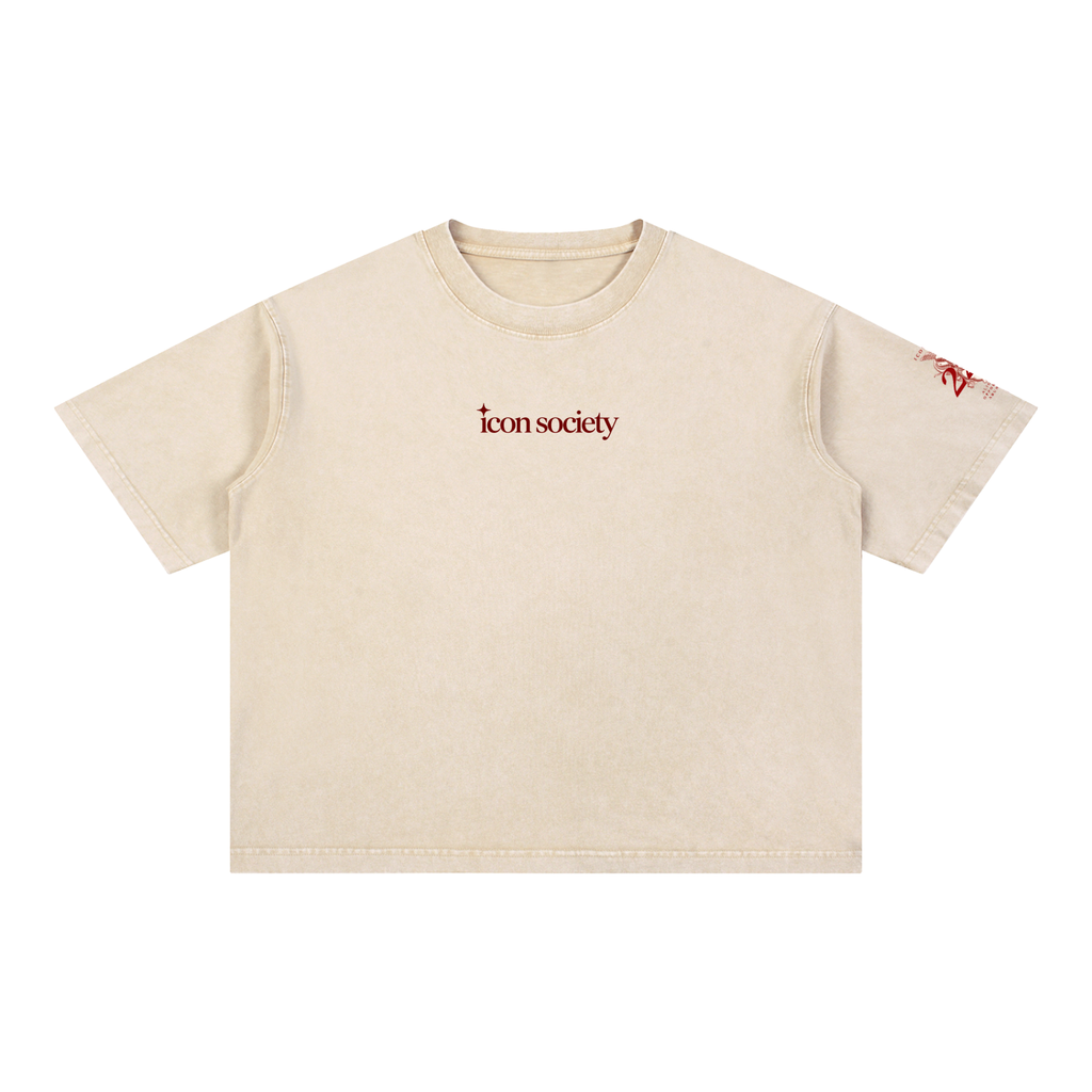 Mineral Wash Boxy Cotton T-Shirt