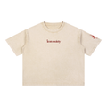 Mineral Wash Boxy Cotton T-Shirt