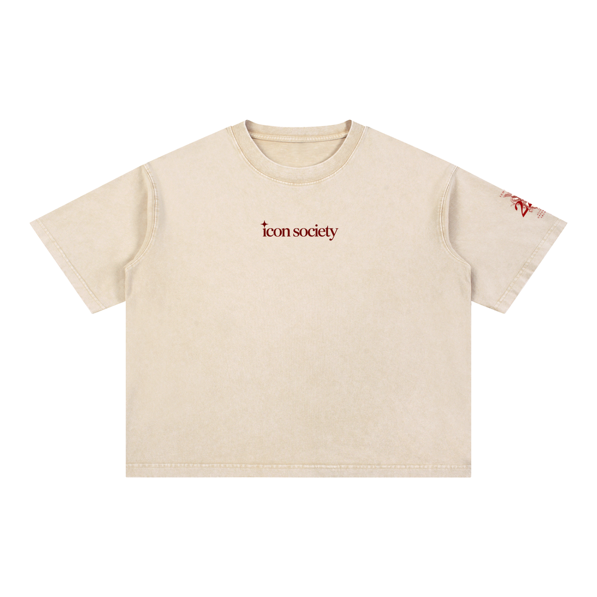 Mineral Wash Boxy Cotton T-Shirt